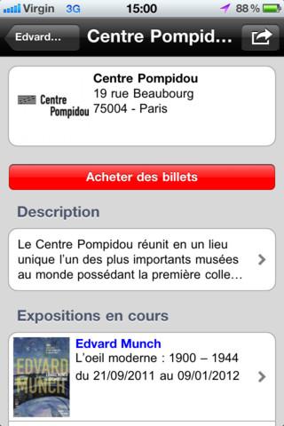 exponaute: le Guide des Musées et Expositions pour iPhone est Gratuit