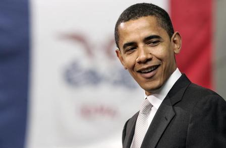 Obama a le sourire