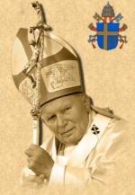 Avec Jean-Paul II  ( Nous avons un très grand besoin de saints )