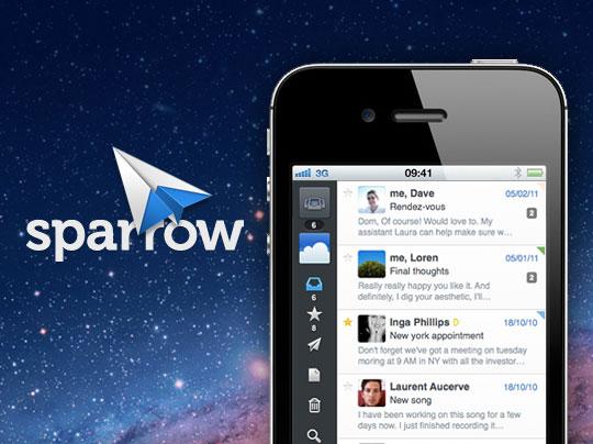 Sparrow GMail bientôt sur iPhone et iPad