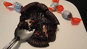 Coulant au chocolat au coeur de schokobon DSC00840
