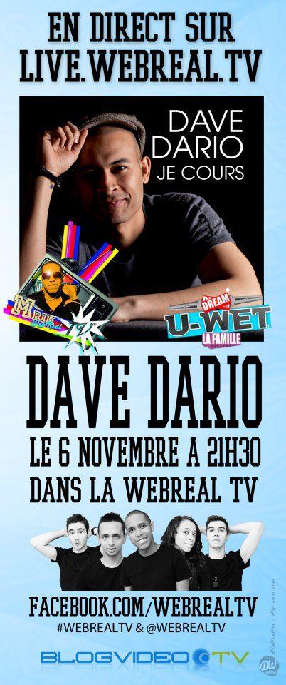 Dave Dario invité de la WebRealTV Dave Dario invité de la WebRealTV