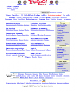 yahoo en 2000 Dis papa, ils étaient comment les sites internet à ton époque ?