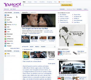 yahoo en 2011 Dis papa, ils étaient comment les sites internet à ton époque ?