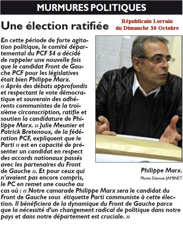 Murmures politiques RL du 30 Octobre 2011 REPONSE de la GALAXIE… Quand on parle galaxie, on p...