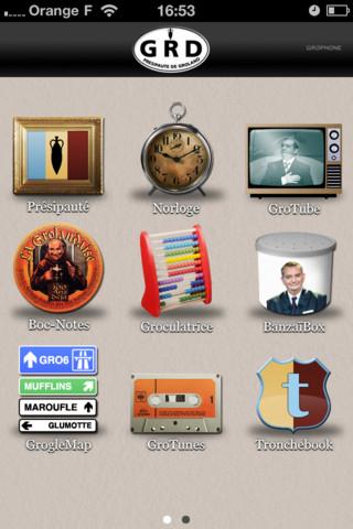gr2 L’application de parodies/caricatures de l’émission Groland pour iPhone/iPad est disponible