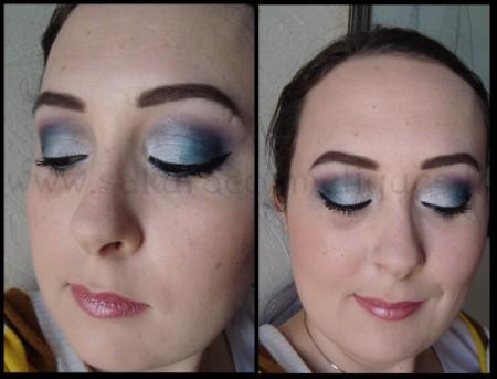Face Make up du jour : gris aux reflets douceurs
