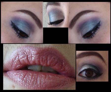 Zoom Make up du jour : gris aux reflets douceurs