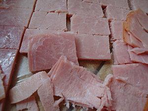 Clafoutis de jardinière de légumes jambon et st moret vide grenier 143