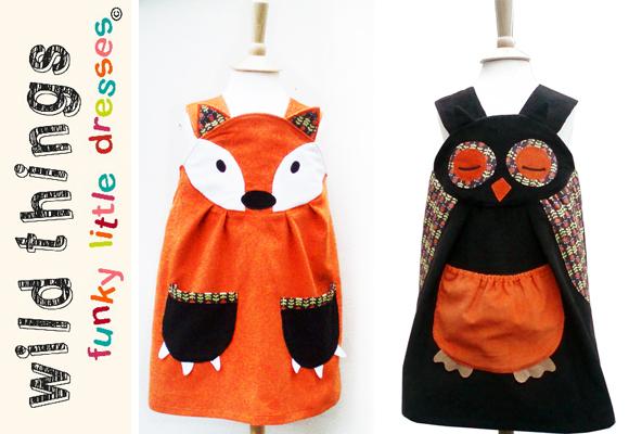WILD THINGS // little fox & owl dresses