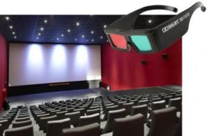 Le cinema megarama avec l'effet 3D