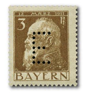 Bayern – Dienstmarken Prinzregent Luitpold