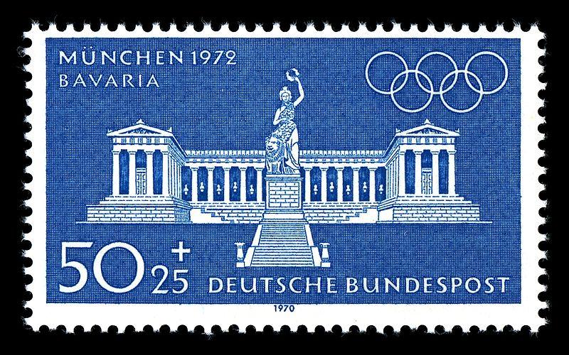 Datei:Stamps of Germany (BRD), Olympiade 1972, Ausgabe 1970, 50 Pf.jpg