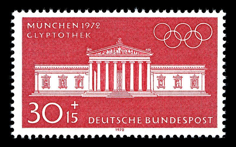 Datei:Stamps of Germany (BRD), Olympiade 1972, Ausgabe 1970, 30 Pf.jpg