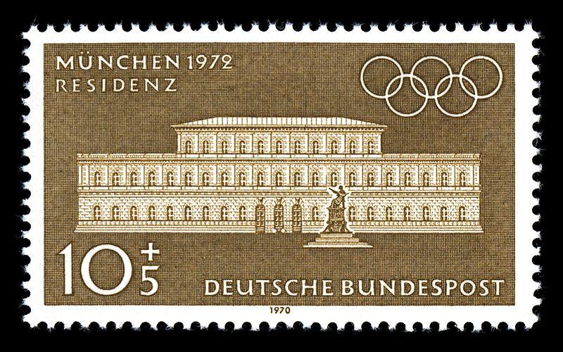 Datei:Stamps of Germany (BRD), Olympiade 1972, Ausgabe 1970, 10 Pf.jpg