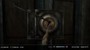 Mini jeu de crochetage The Elder Scroll V : Skyrim – Test