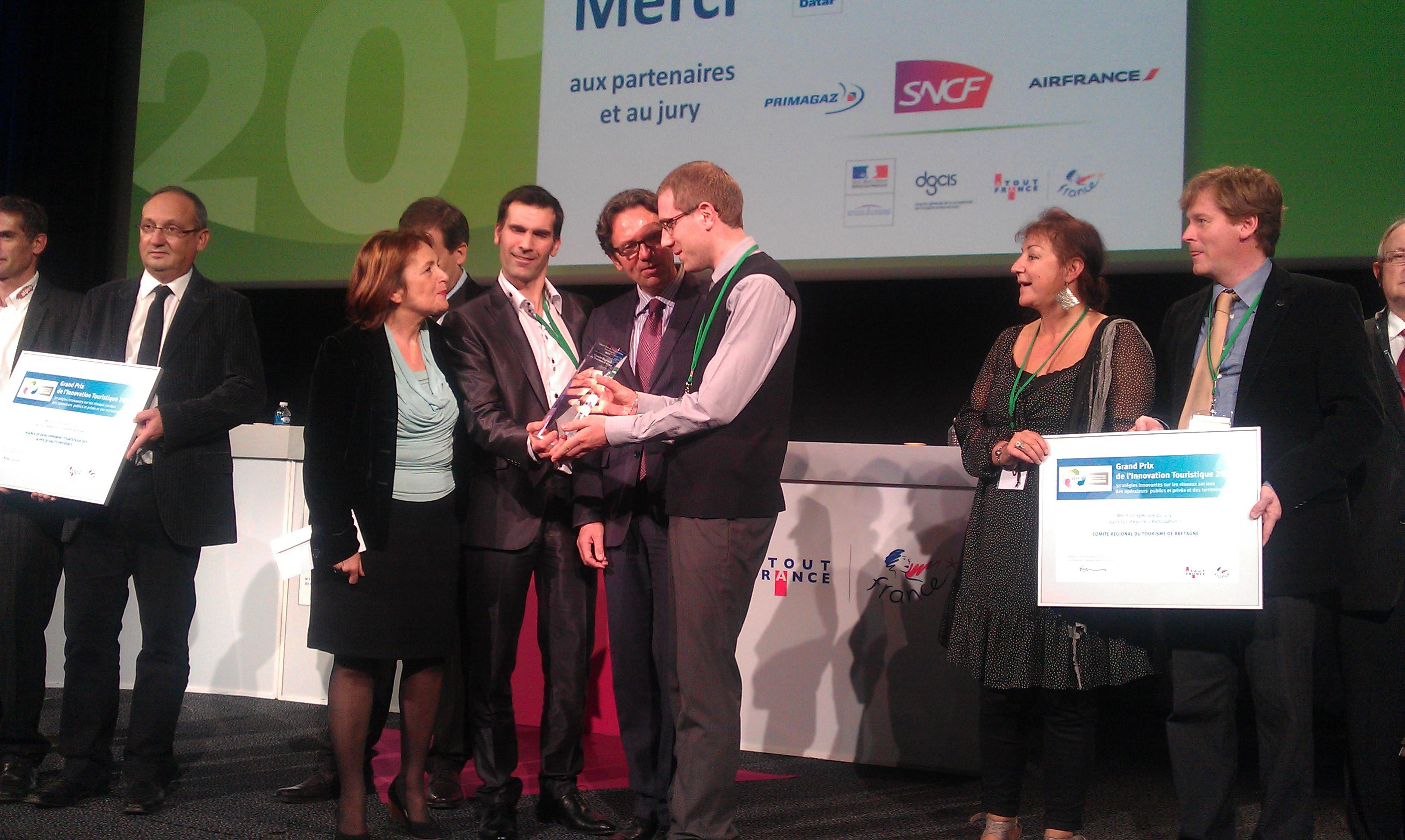 L’Alsace remporte le Grand Prix de l’innovation touristique 2011 ! L’Alsace remporte le Grand Prix de l’innovation touristique 2011 !