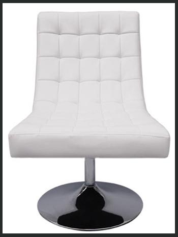 fauteuil aaron blanc fauteuil aaron blanc