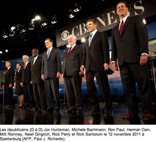 Photo des candidats républicains à la course présidentielle de...