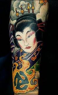 Geisha Girl Tattoo Designs