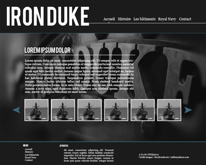 apercu Webdesign « Iron Duke »