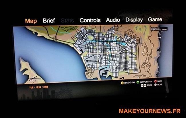GTA-V-Map-1 Grand Theft Auto V : date et map révélées