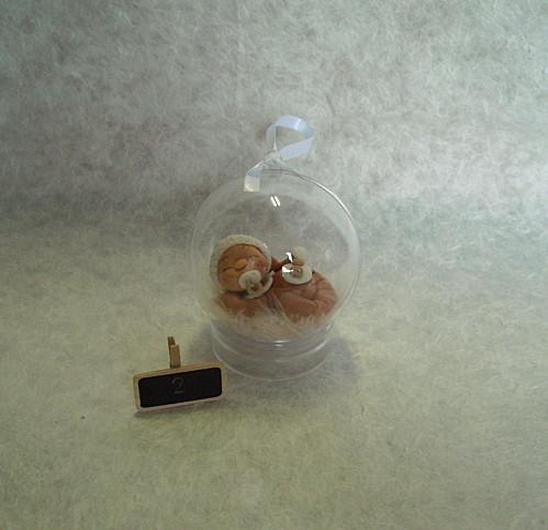 boule avec bébé (mon 1er Noël) Photo 044