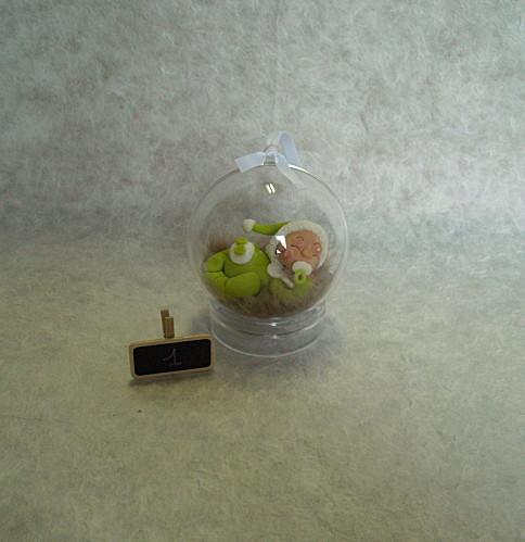 boule avec bébé (mon 1er Noël) Photo 065