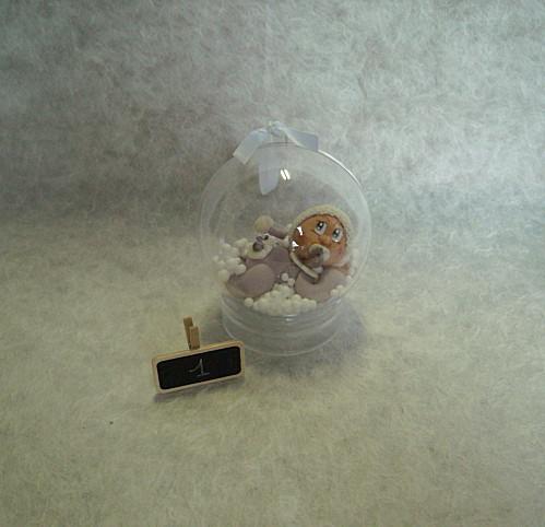 boule avec bébé (mon 1er Noël) Photo 025