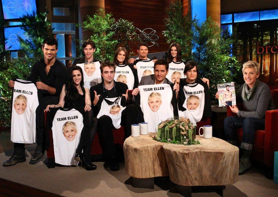 Le Cast de Twilight Chez Ellen