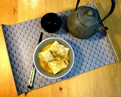 Soupe chinoise de Won-ton Soupe chinoise de Won-ton