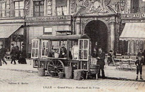 Les baraques à frites de Lille. Les baraques à frites de Lille.