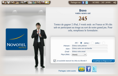 Gagnez des Ipads et des week-ends avec le 