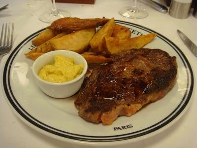 20100129 brasserie lutecia 02 entrecot frites bearnaise (ChrisoScope) 20100129 brasserie lutecia 02 entrecot frites bearnaise Brasserie du Lutetia : pas pour moi (ChrisoScope)