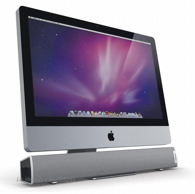 Une belle barre de son pour votre iMac … ou votre PC Une belle barre de son pour votre iMac … ou votre PC
