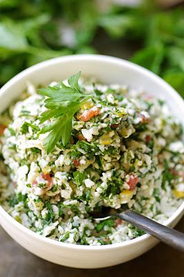 TABOULE DE CHOU FLEUR FACON LIBANAISE