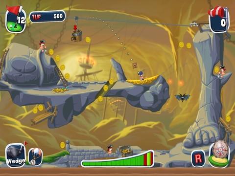 worms2 L’excellent Worms Crazy Golf pour iPhone/iPad est en promo pour une durée limitée