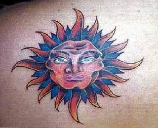 Cool Sun Tattoos