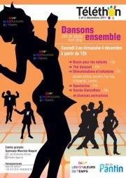 Le Téléthon 2011 de la Danse à Pantin, les 3 et 4 Décembre