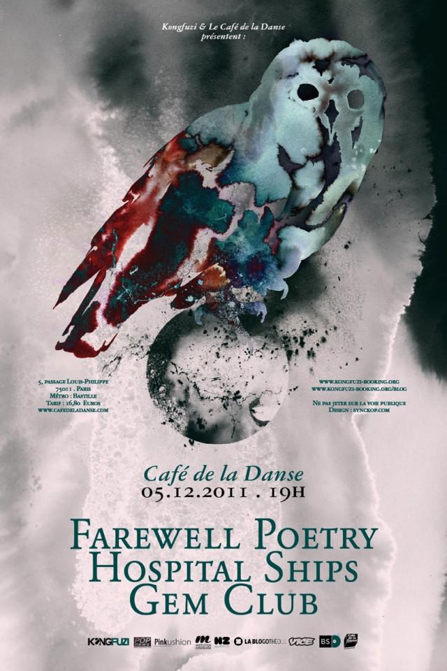 Concours + vidéo : FareWell Poetry au Café de la Danse le 5 décembre