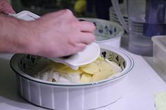 La Tortilla de patatas étape par étape & en images Mélange patates / oignon