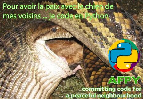 Mettez vous à Python et gagnez en tranquillité dans votre voisinage AFPY : safe python coding for anyone except …