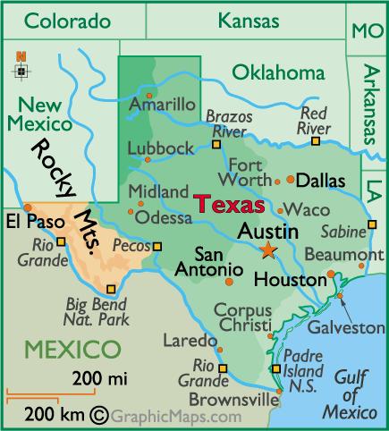 Géographie électorale primaires mars Texas