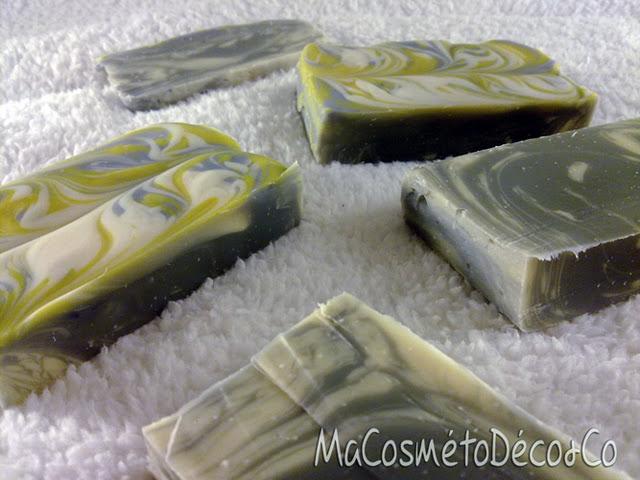 24h après l'atelier de Kafée... Découpe de mon savon