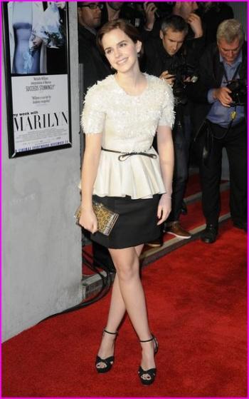[2011] AVANT-PREMIERE à Londres avec Emma Watson pour My Week With Marilyn 