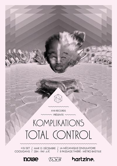Concours : Total Control & Komplikations à la Mécanique Ondulatoire le 13 décembre