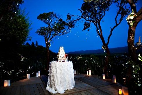 deco-table-gateau-eclairee 20 photos de Decorations de mariage moderne