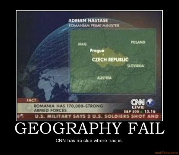 CNN et Faux News, experts géographes