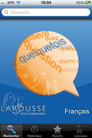 4 codes à gagner pour « Dictionnaire de français Larousse » pour iPhone/iPad