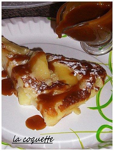 Galette aux pommes et caramel . IMGP9046